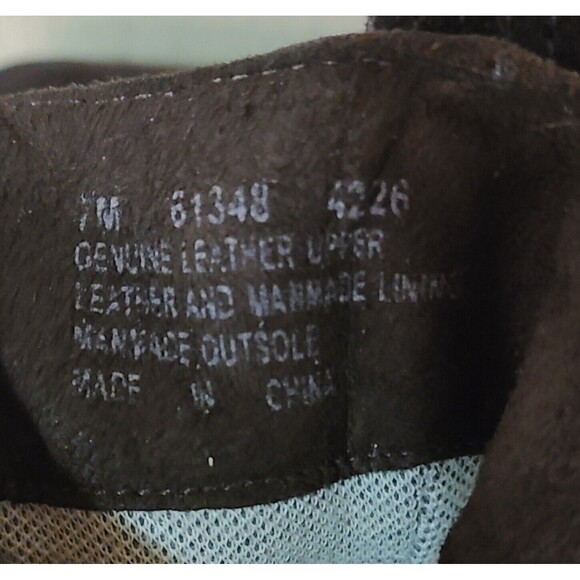 Timberland Smartwool Collab Waterproof Winter Brown Leather Boots Women's Size 7 - Picture 8 of 12